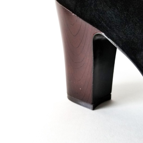 Missoni For Target 9.5M Black Suede Chevron Block - Picture 5 of 5